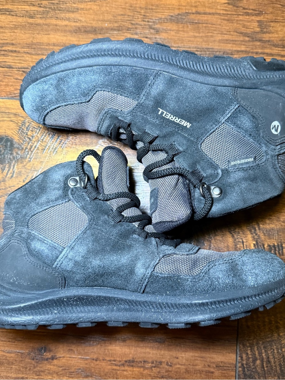 Merrell Kids Ontario 85 Waterproof Boots Size 3.5 youth Outdoor Trail Shoes Hike - Picture 7 of 11